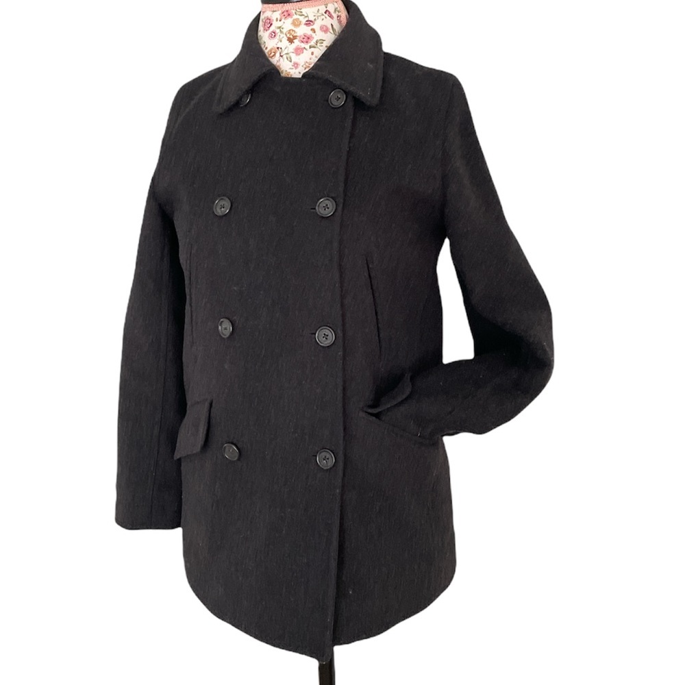 J.Crew Wool Jacket Long Sleeve Button-Front Cashmere Thinsulate Sz XSP
